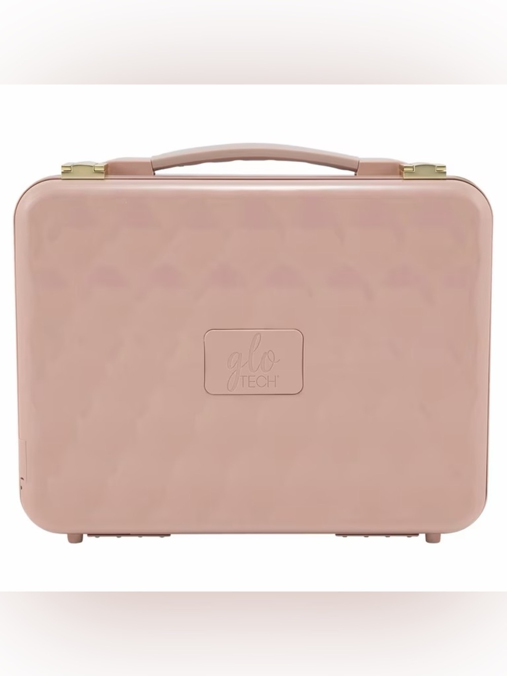 Pink Hard-Shell Cosmetic Case with Handle